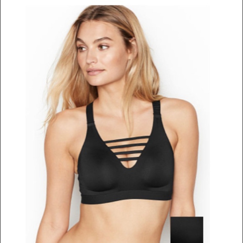 Vs light weight black sports bra